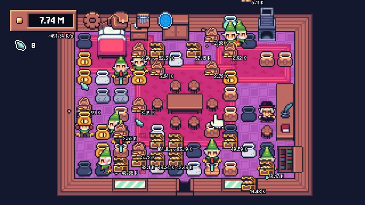 Greedy Greedy Gnomes 遊戲畫面