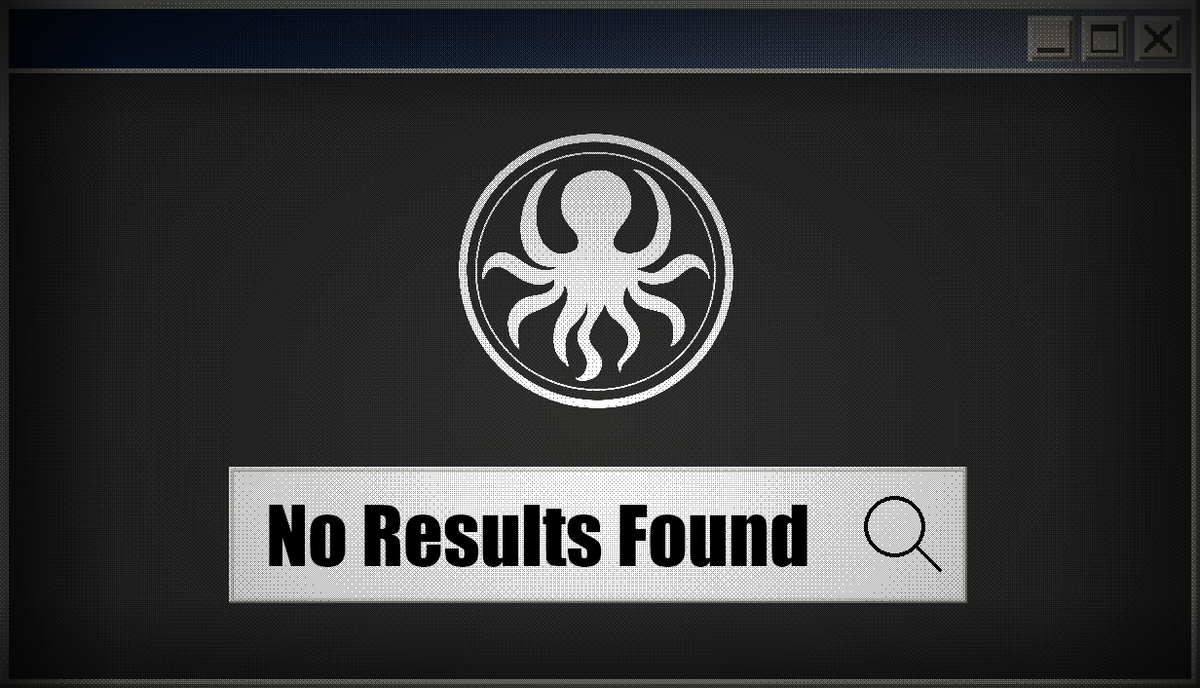 No Results Found 官方主視覺