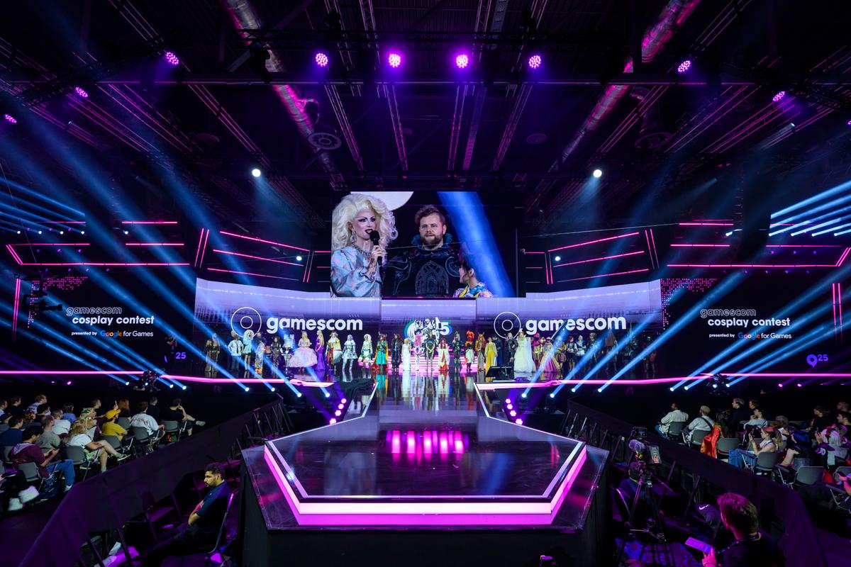 gamescom Opening Night Live 舞台與現場觀眾