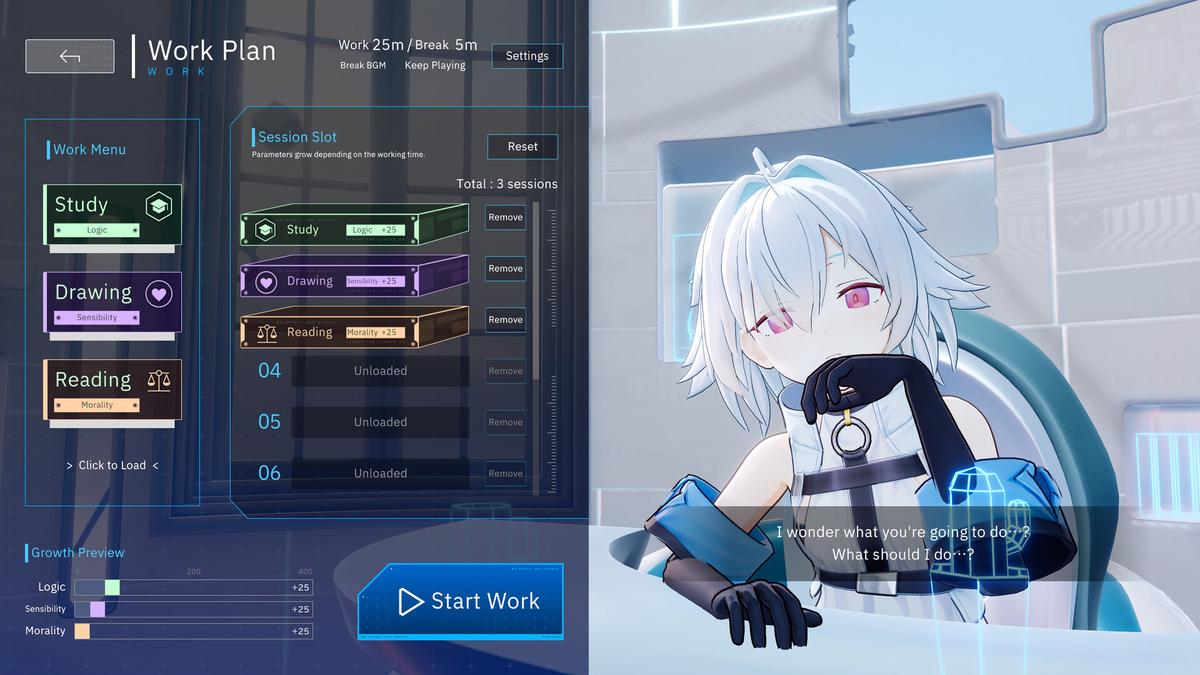 《Fenestra: my focus, her future》專注輔助與少女畫面