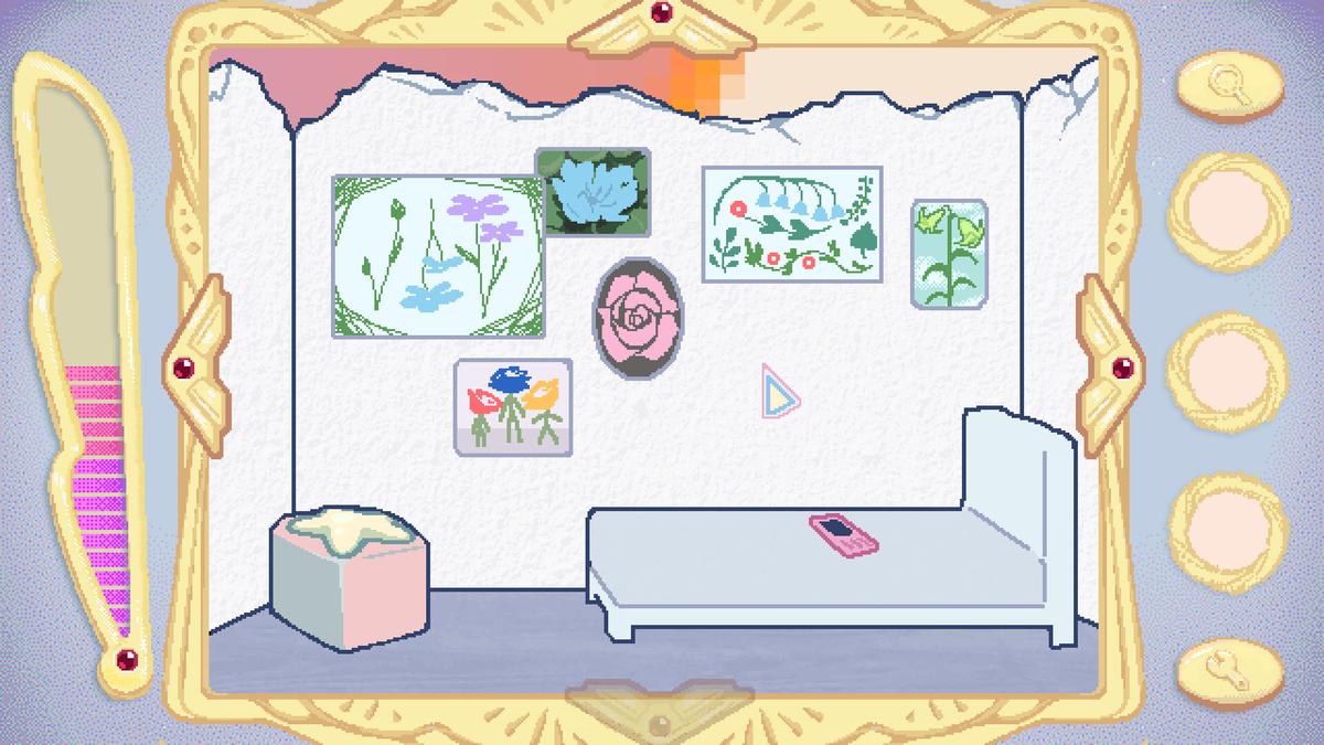 逃出魔法少女之家☆ 房間探索畫面