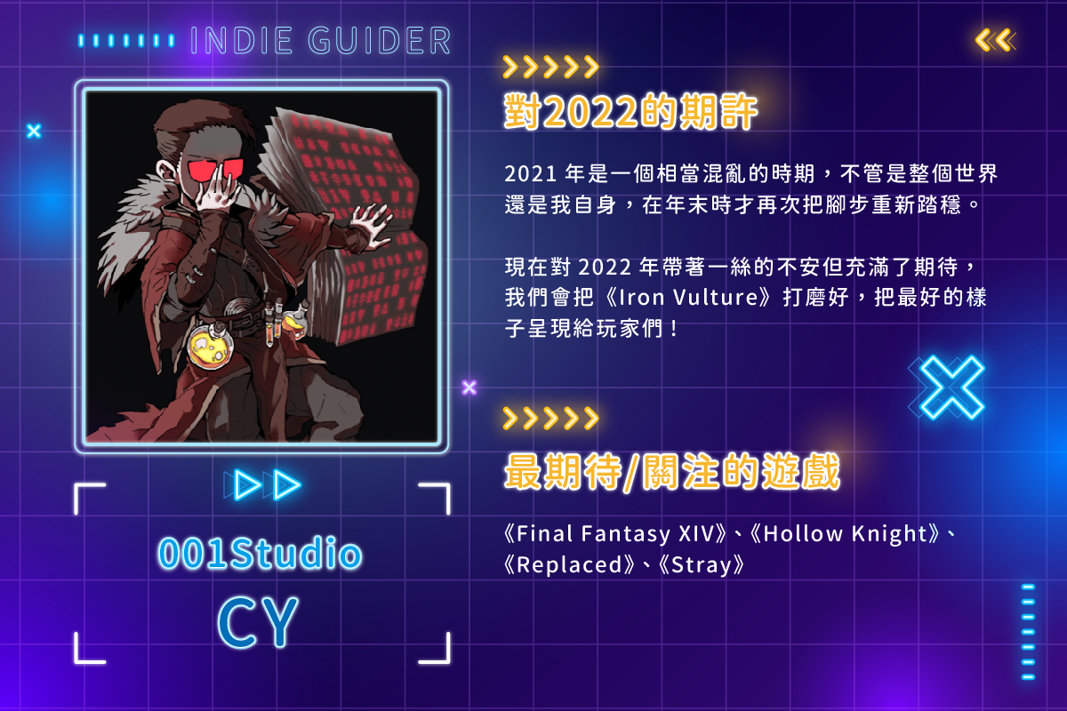 2021獨立遊戲製作人展望採訪計畫 Part1