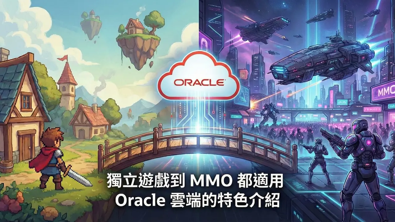 獨立遊戲到 MMO 都適用,Oracle 雲端的特色介紹