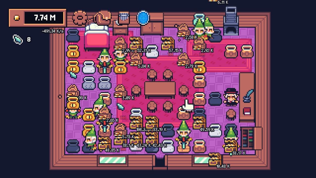 增量 RPG《Greedy Greedy Gnomes》正式登上 Steam，招募地精打造砸罐致富鏈