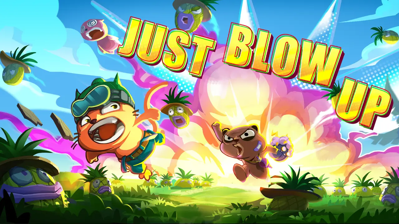 網頁多人派對炮術遊戲《Just Blow UP》正式上線,最多支援 4v4 爆炸對戰