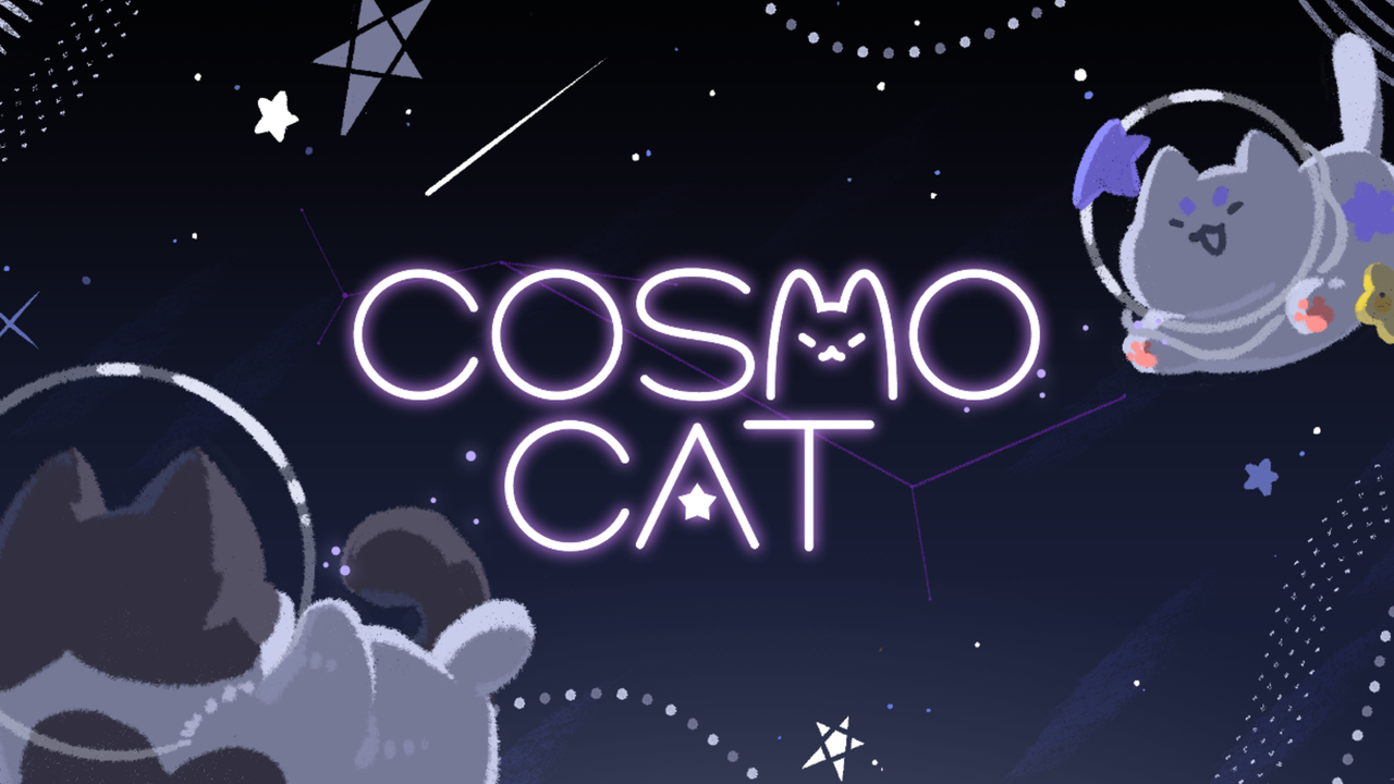 療癒系桌面陪伴遊戲《Cosmo Cat》公開 Steam 頁面，與宇宙貓一起把每日時光化成星座