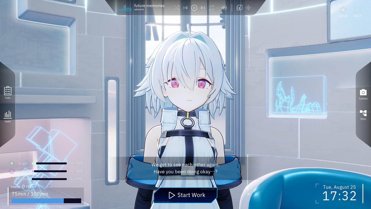 專注也能改變她的未來？養成文字冒險《Fenestra: my focus, her future》公開 Steam 頁面