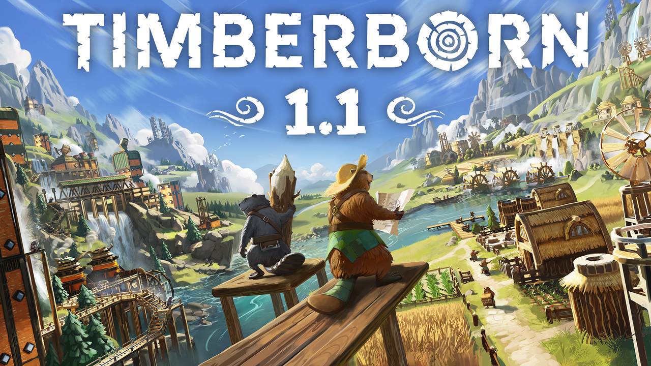 《河狸浮生記 Timberborn》1.1 更新登場，新增建造、挖掘與定居地管理內容
