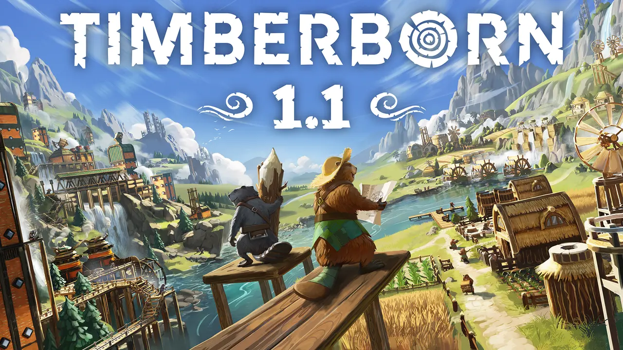 《河狸浮生記 Timberborn》1.1 更新登場,新增建造、挖掘與定居地管理內容