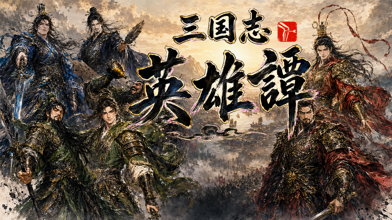 從 450 名武將中選擇英雄，《三國志英雄譚》Steam 商店頁面正式公開