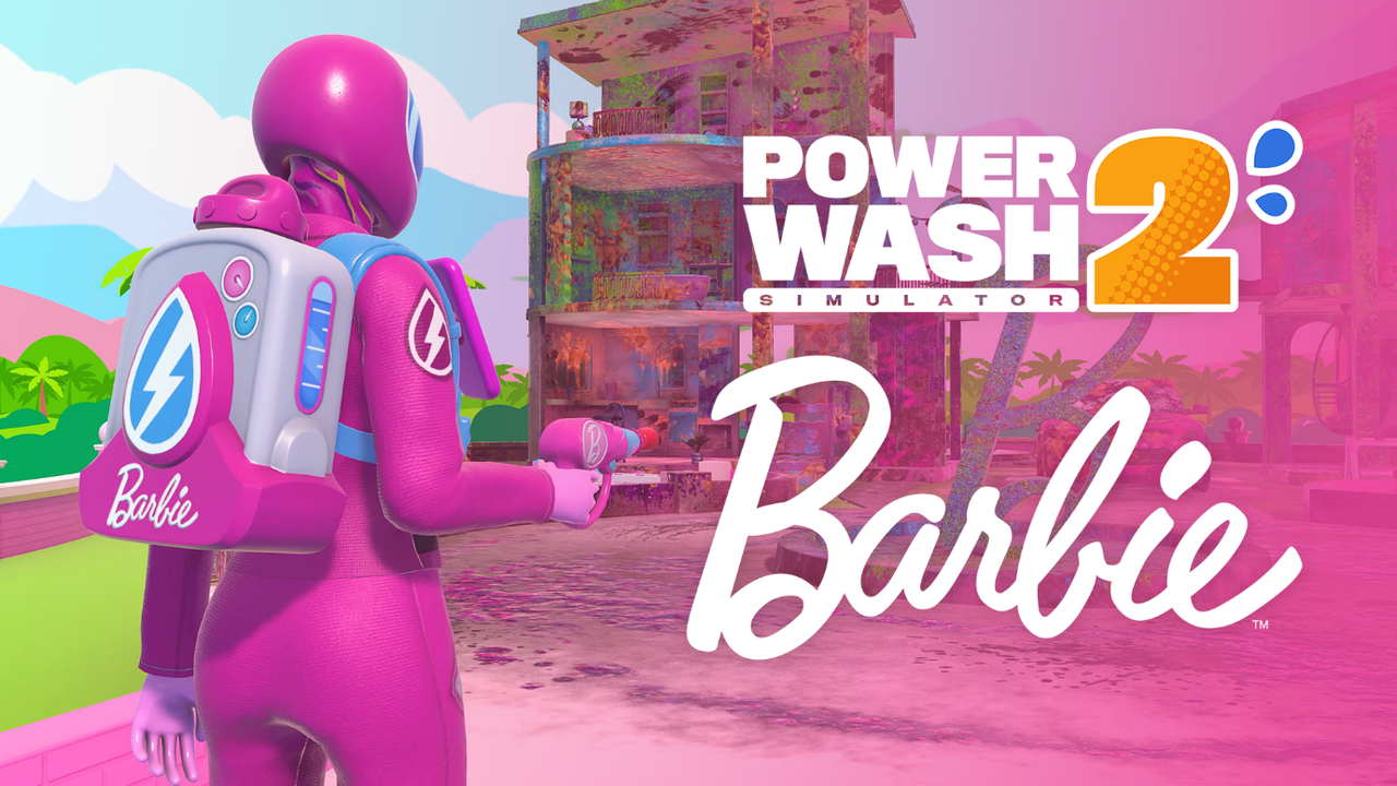 《PowerWash Simulator 2》推出「芭比」DLC 組合包，五項清洗工作將於今年稍晚登場