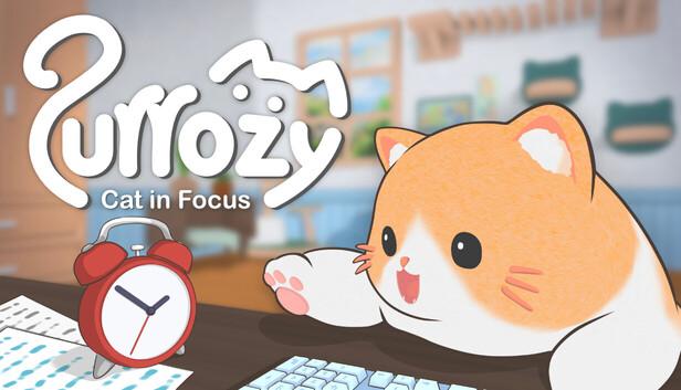 療癒系桌面陪伴遊戲《Purrozy: Cat in Focus》公開 Steam 商店頁，貓咪陪你專注、工作與放鬆