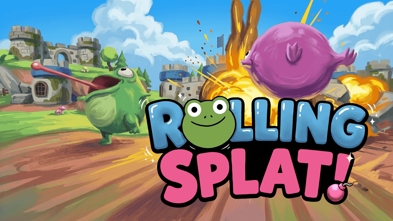 圓滾滾青蛙互坑派對遊戲《Rolling Splat!》公開 Steam 頁面，嘖嘖募資同步進行中