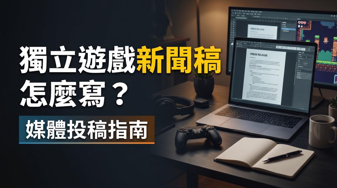 獨立遊戲新聞稿怎麼寫？媒體投稿指南