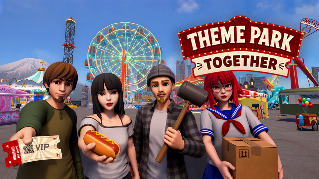 四人團隊《Theme Park Together》公開 Steam 頁面，與朋友合作打造並經營主題樂園