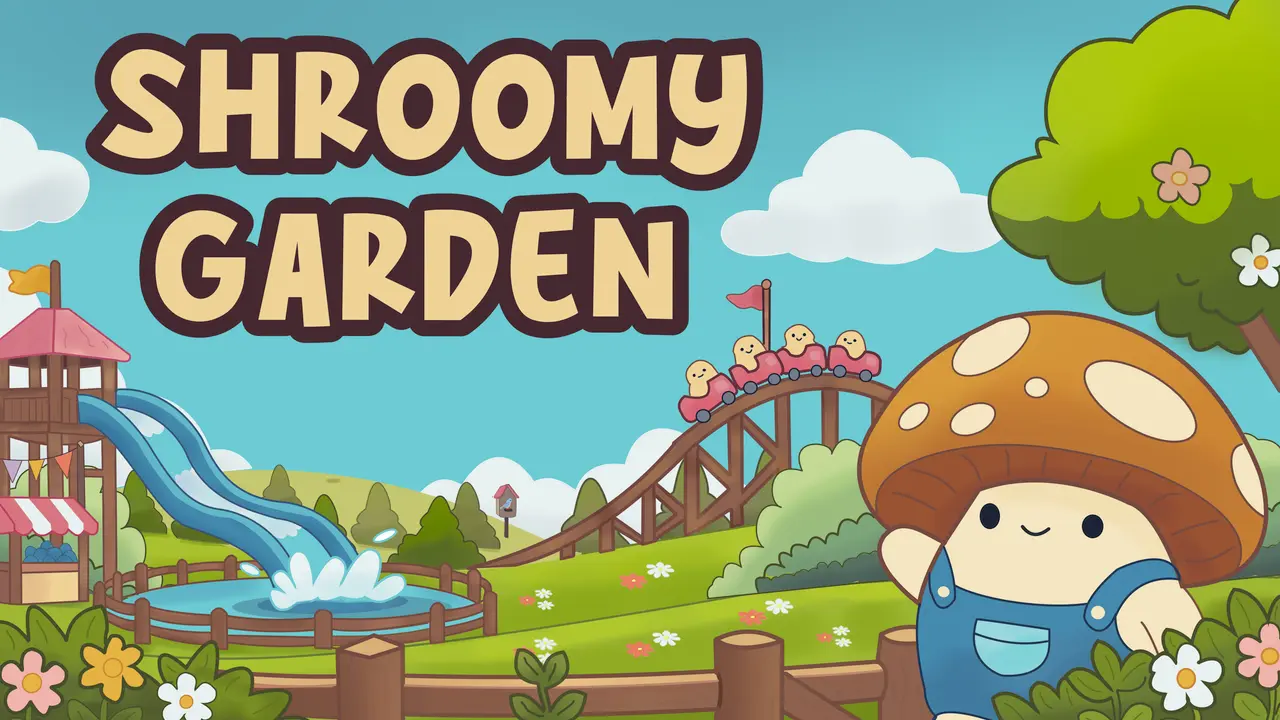 療癒像素遊樂園建造遊戲《Shroomy Garden》11 月 11 日 Steam 推出