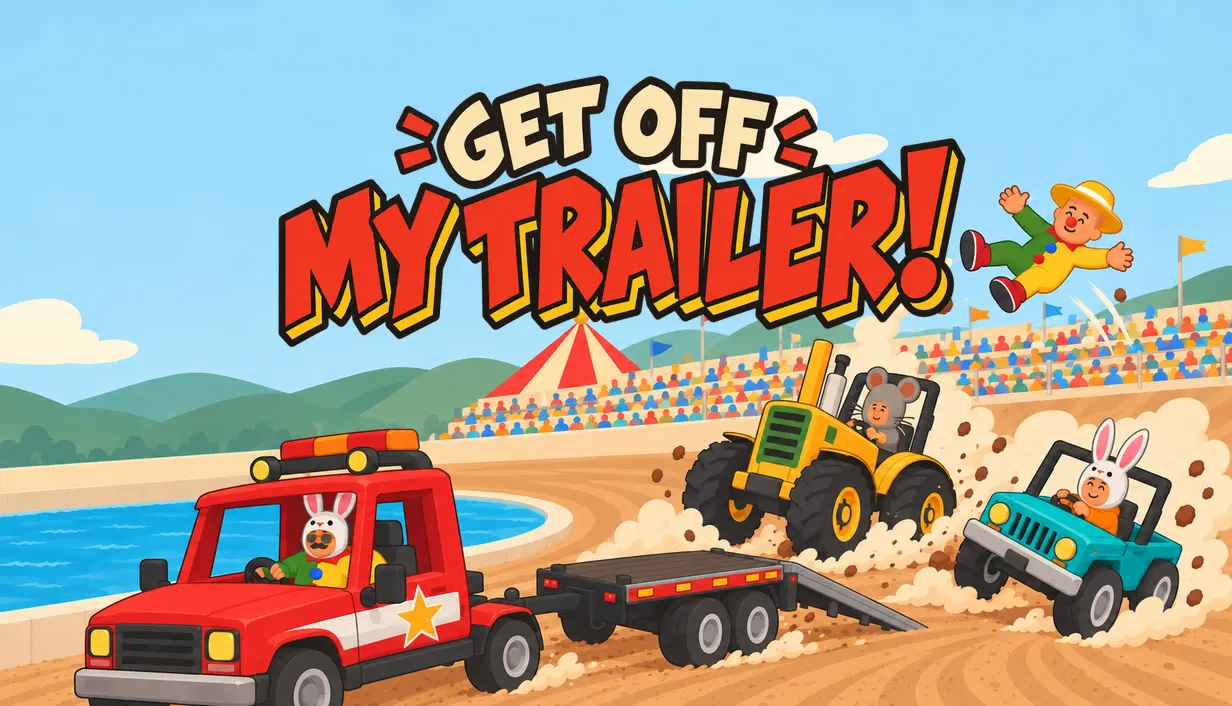 線上派對遊戲《Get Off My Trailer!》公開首支預告,Steam 商店頁面同步上線