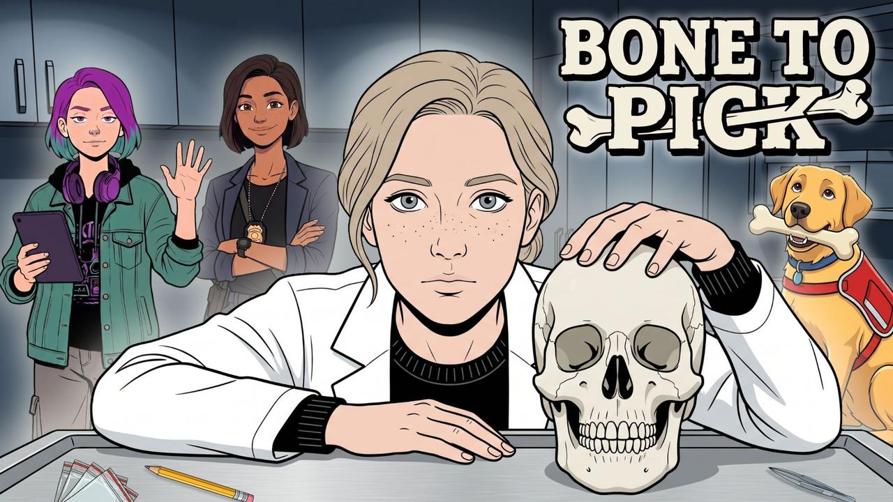 法醫推理視覺小說《Bone to Pick／拾骨謎案》10 月 8 日推出免費試玩版，首案完整體驗