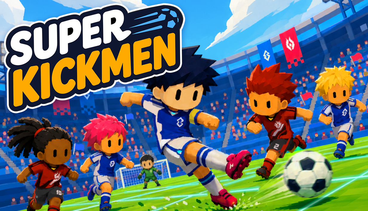 牌組構築 Roguelike × 回合制足球遊戲《Super Kickmen》推出 Steam 試玩版