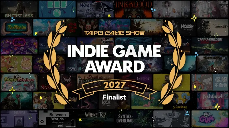 Indie Game Award 2027 入圍名單公布 10 組台灣團隊角逐獨立遊戲獎項