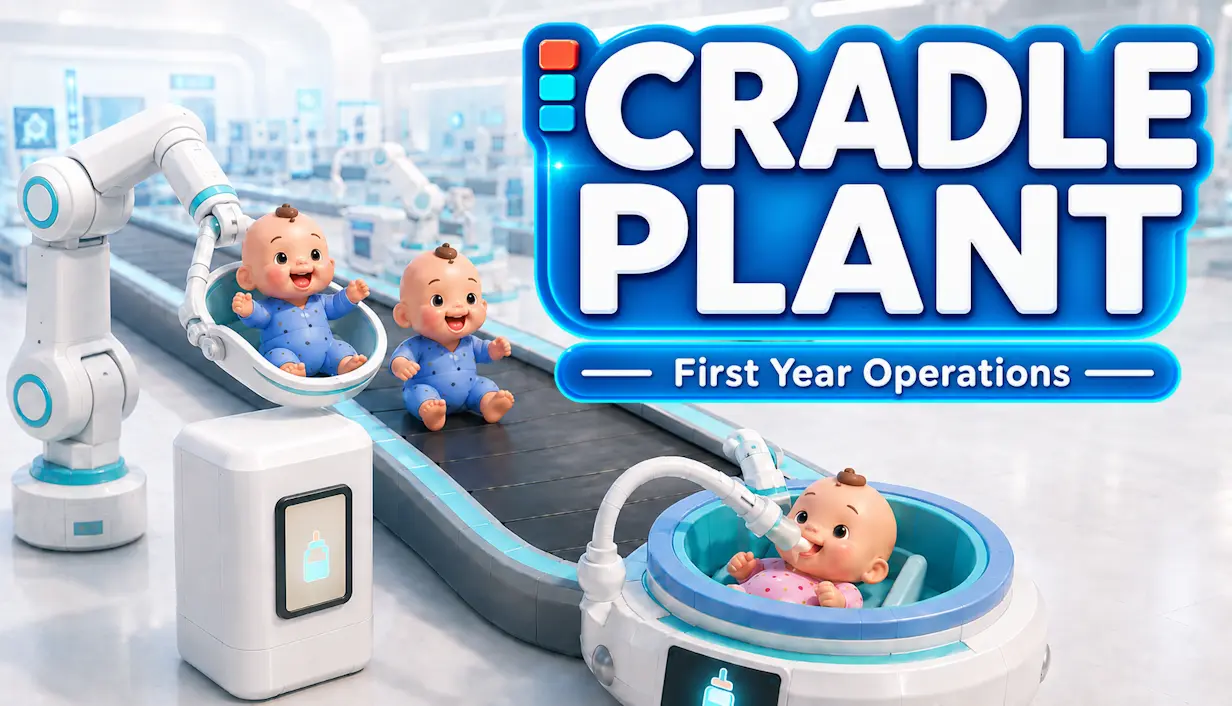 工廠自動化模擬遊戲《CRADLE PLANT: First Year Operations》免費試玩版推出