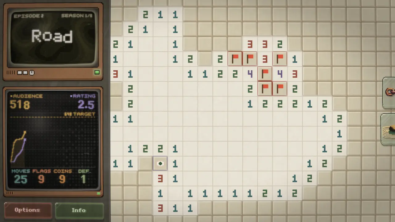 電視節目風格的肉鴿踩地雷《MINES SET!》Demo 免費登上 Steam